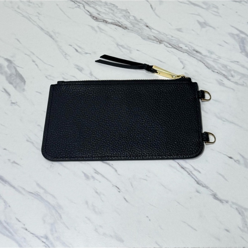 Bandolier Black Leather Pouch with Gold Accents - Picture 2 of 2